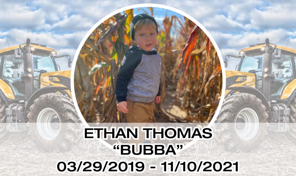 Ethan Thomas "Bubba" 03/29/2019 - 11/10/2021